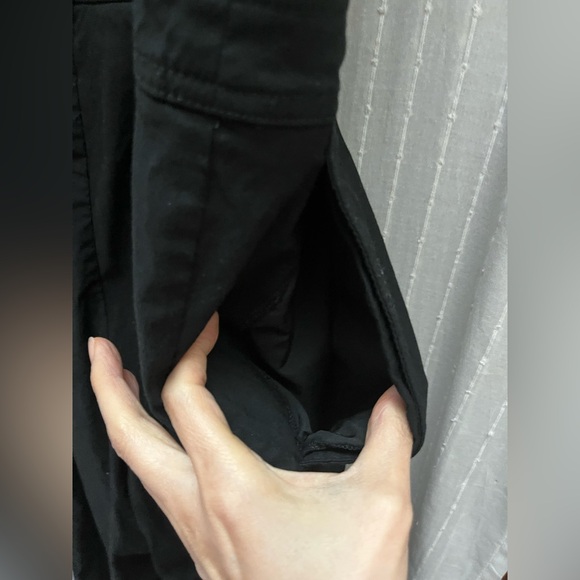 NWOT Anthropologie MAEVE The Portside Button-Front Jumpsuit - Black - Picture 9 of 9